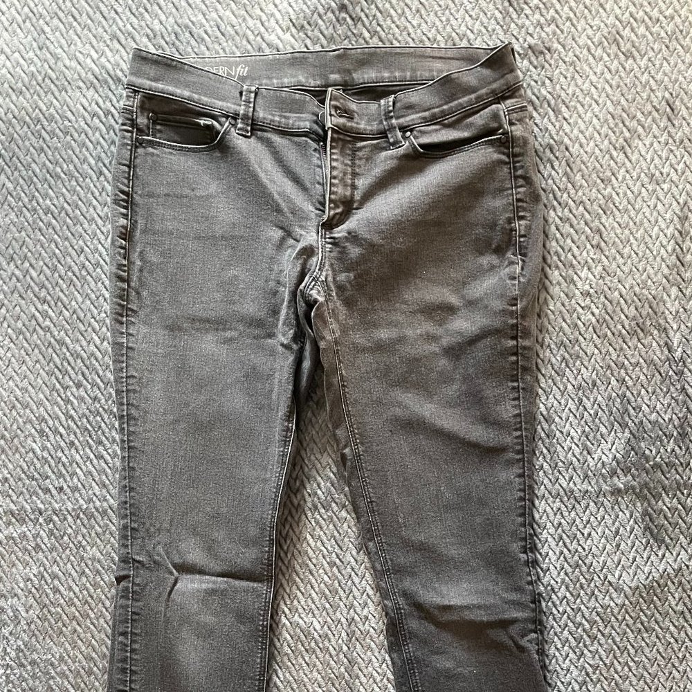 Modern Fit faded black skinny jeans size 8